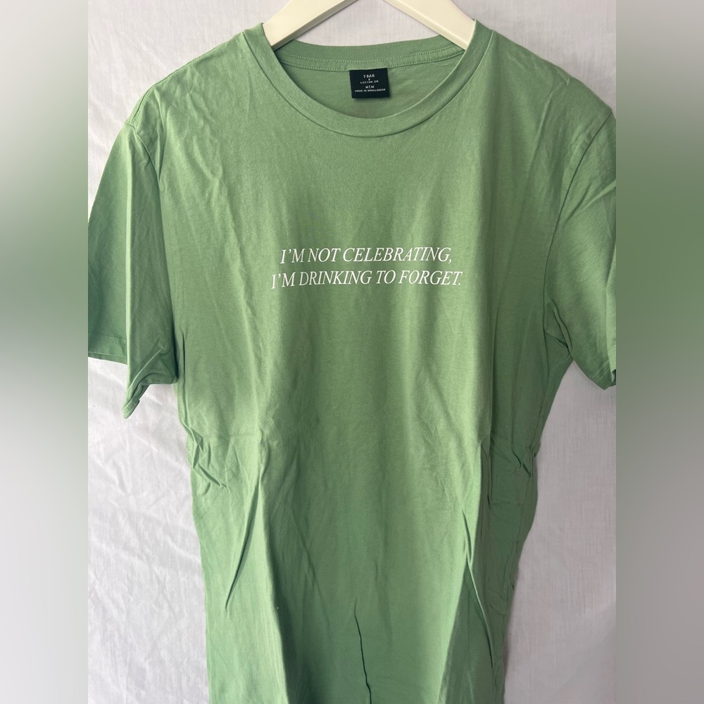 Green shirt